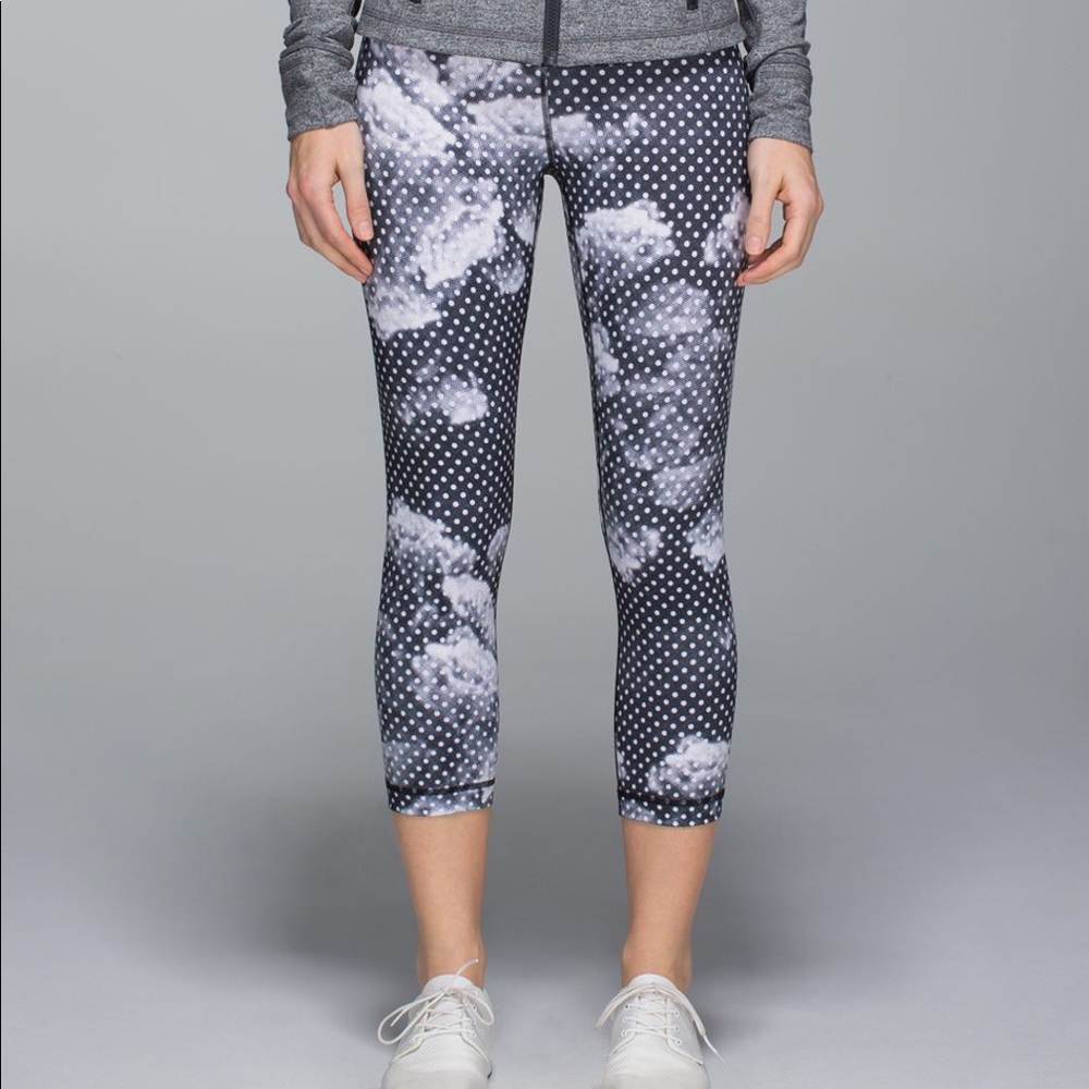 Lululemon Wunder Under Crop II-Dottie Dream
